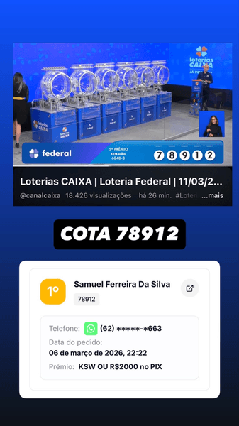Ganhador(a)