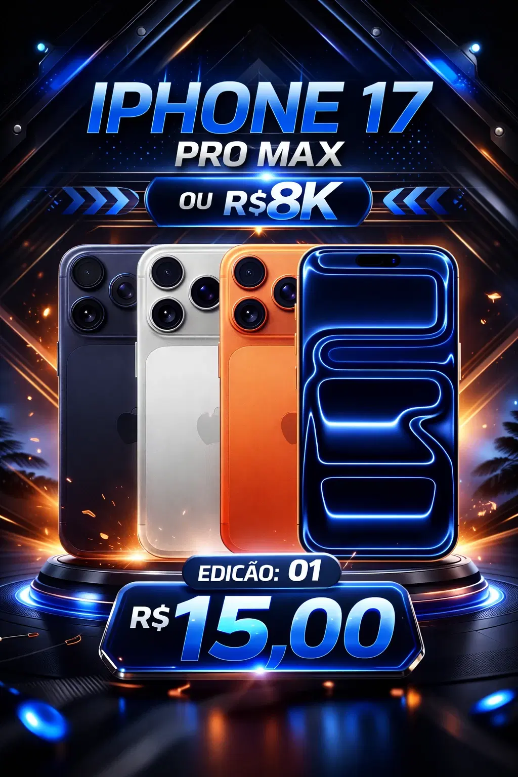 1• EDIÇÃO IPHONE 17 PRO MAX