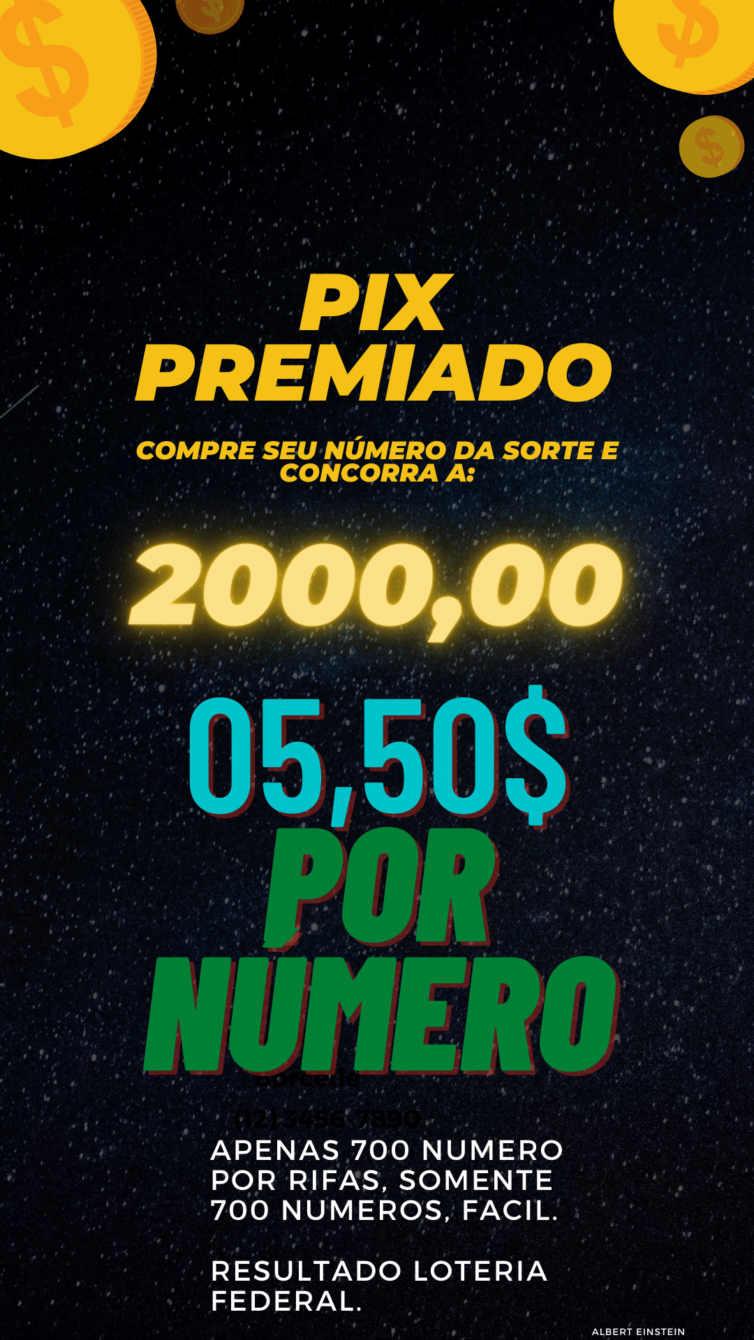 pix de 2 mil reais