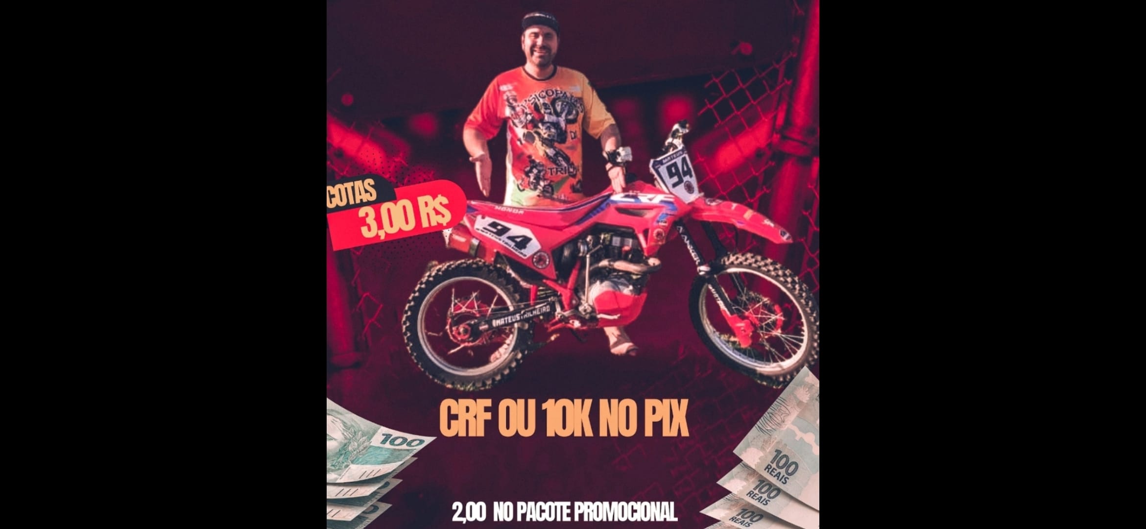 CRF DO MATEUS TRILHEIRO OU 10 MIL NO PIX + PRÊMIO EXTRA