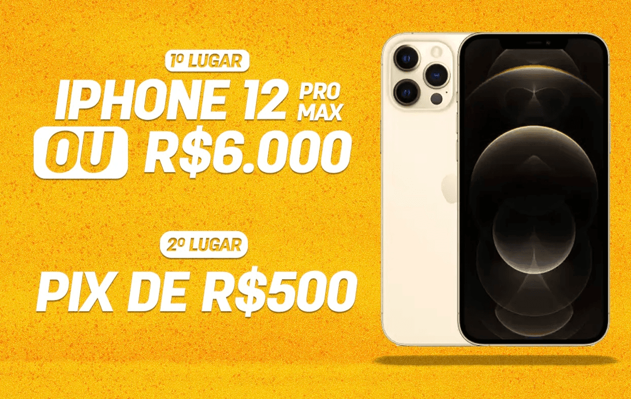 IPHONE 12 Pro Max OU 6 MIL REAIS NA CONTA!