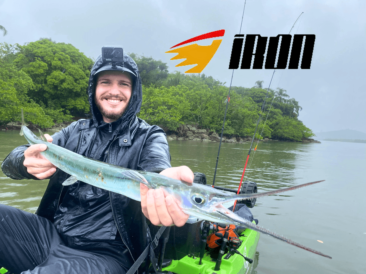 CAIAQUE IRON COMPLETO COM MOTOR E SONAR