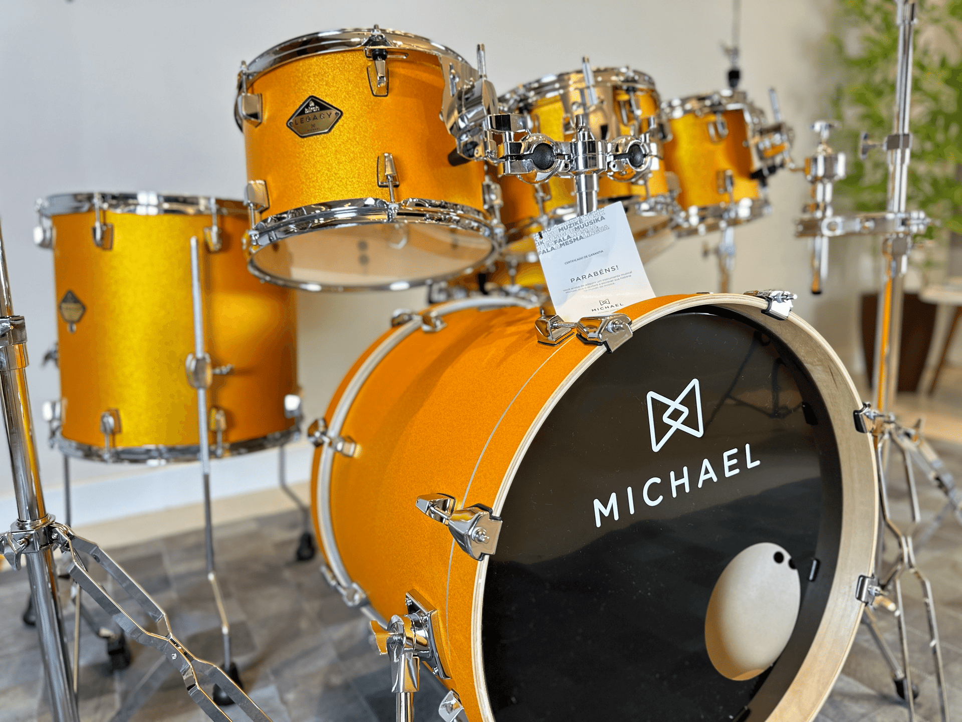 Ação Bateria Michael Legacy Birch