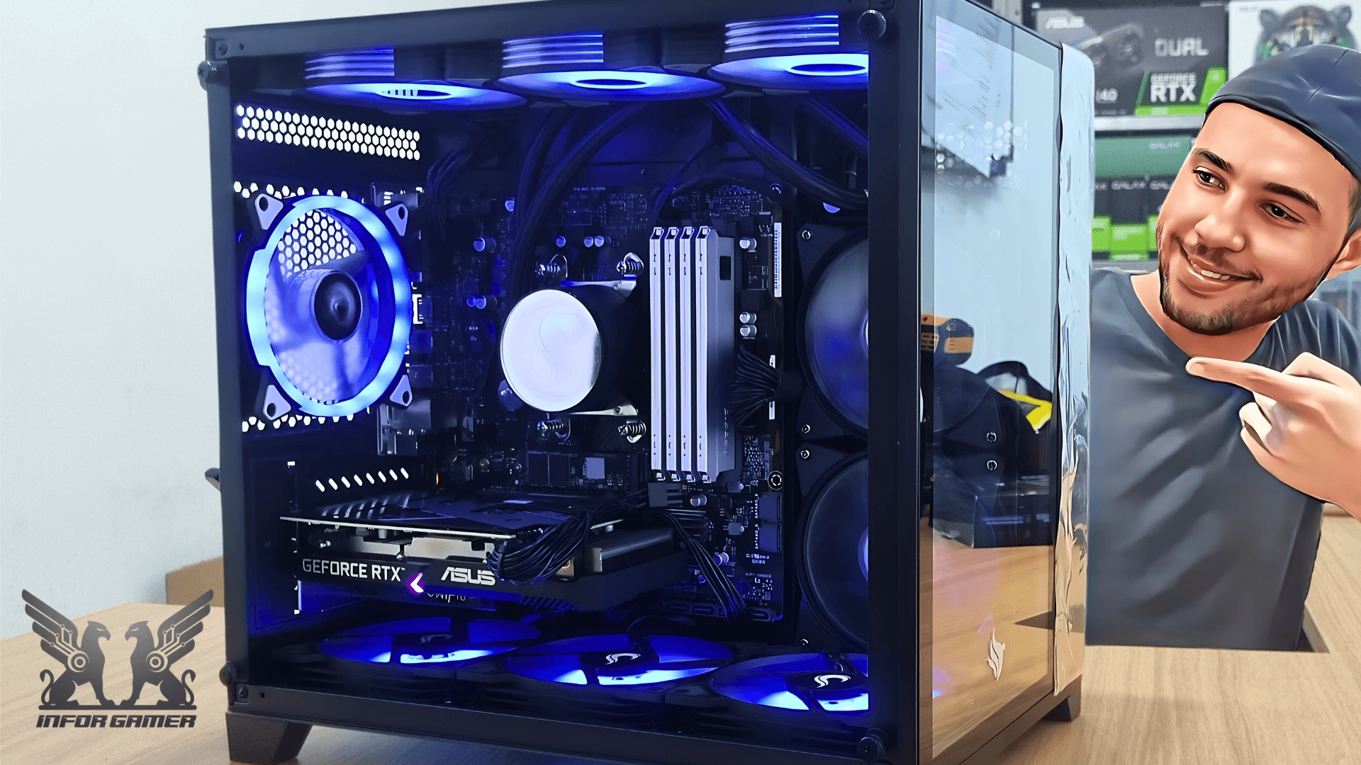 PC GAMER RYZEN 7 5700X RTX 3060 12GB OU 5.000,00 NO PIX
