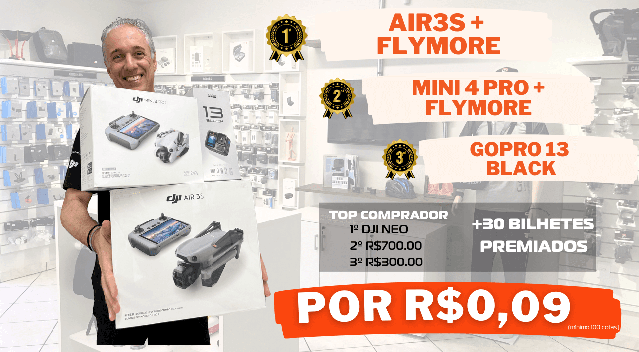 DJI AIR 3S -  MINI 4 PRO - GOPRO 13