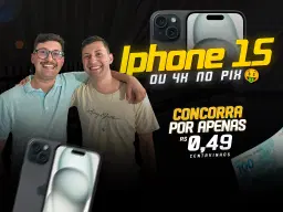 iPhone 15 OU 4K no PIX