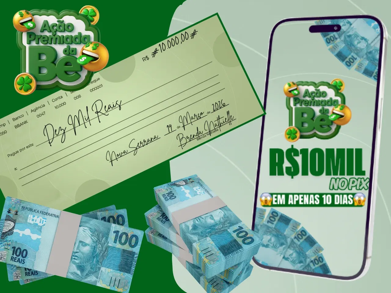 AÇÃO DA BÊ - 10K 💵🤑