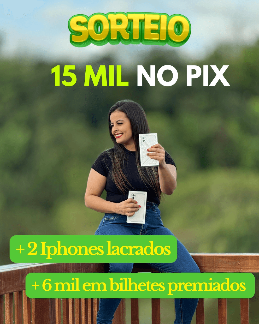 15k NA CONTA 2 IPHONE DE BILHETE PREMIADO  E + DE 6K EM BILHETE PREMIADO