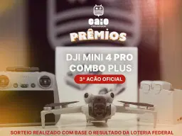 SORTEIO DJI MINI 4 PRO COMBO PLUS