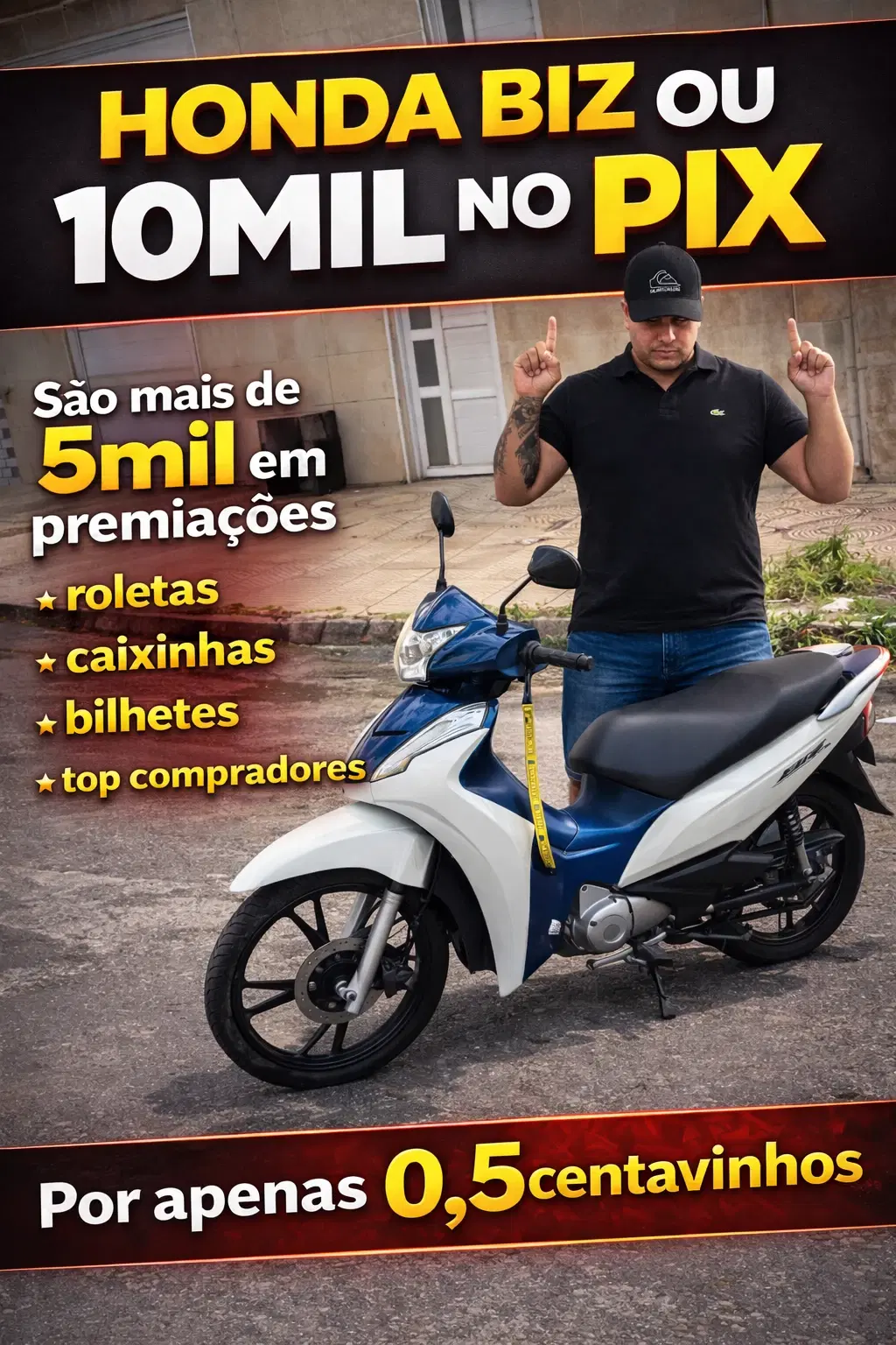 Honda Biz 125 2022 ou 10k no pix