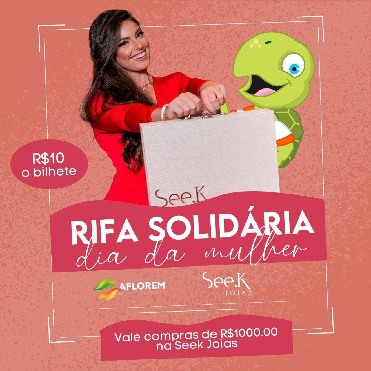 Primeira campanha AFLOREM mês das mulheres