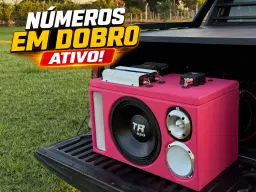CAIXA BOB TRIO TR620 ROSA + FULL TARAMPS
