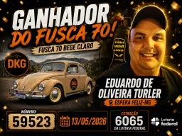FUSCA 1300 BEGE CLARO 1970