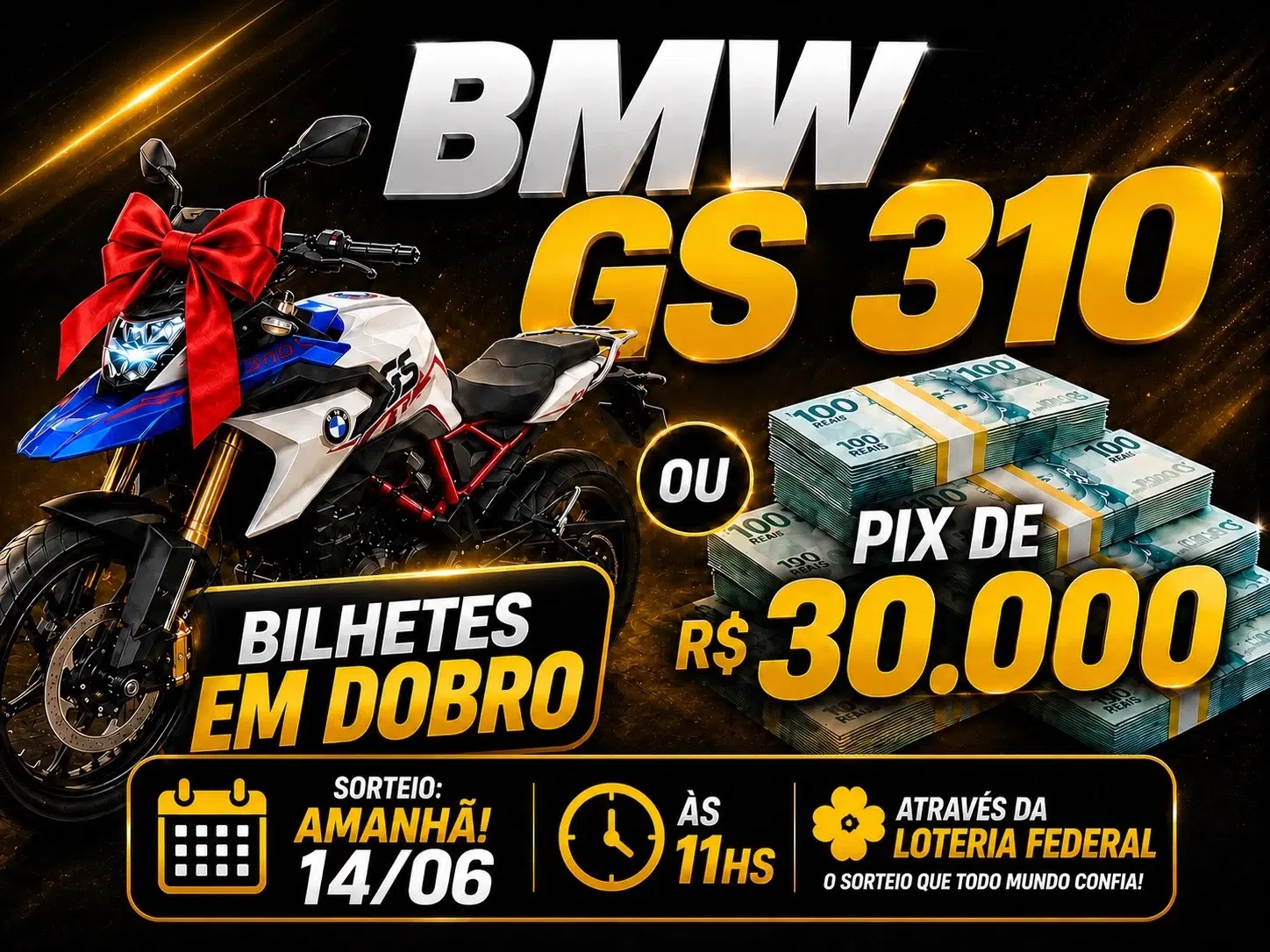 🎯Dia do Consumidor (100 Bilhetes= R$ 10)