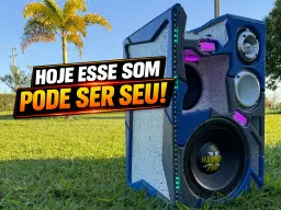 CAIXA BOB TROVÃO AZUL - HAMMER 700 + FULL TARAMPS