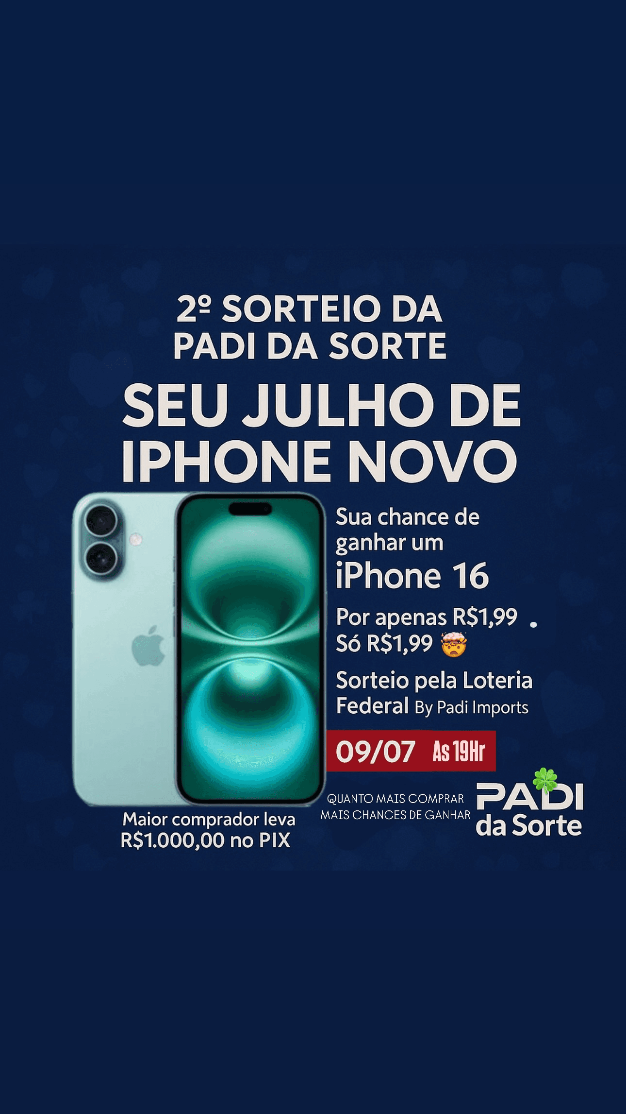 SEU JULHO DE IPHONE NOVO