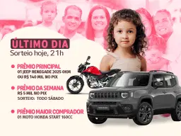 RIFA JEEP RENEGADE OU R$ 140 MIL NO PIX