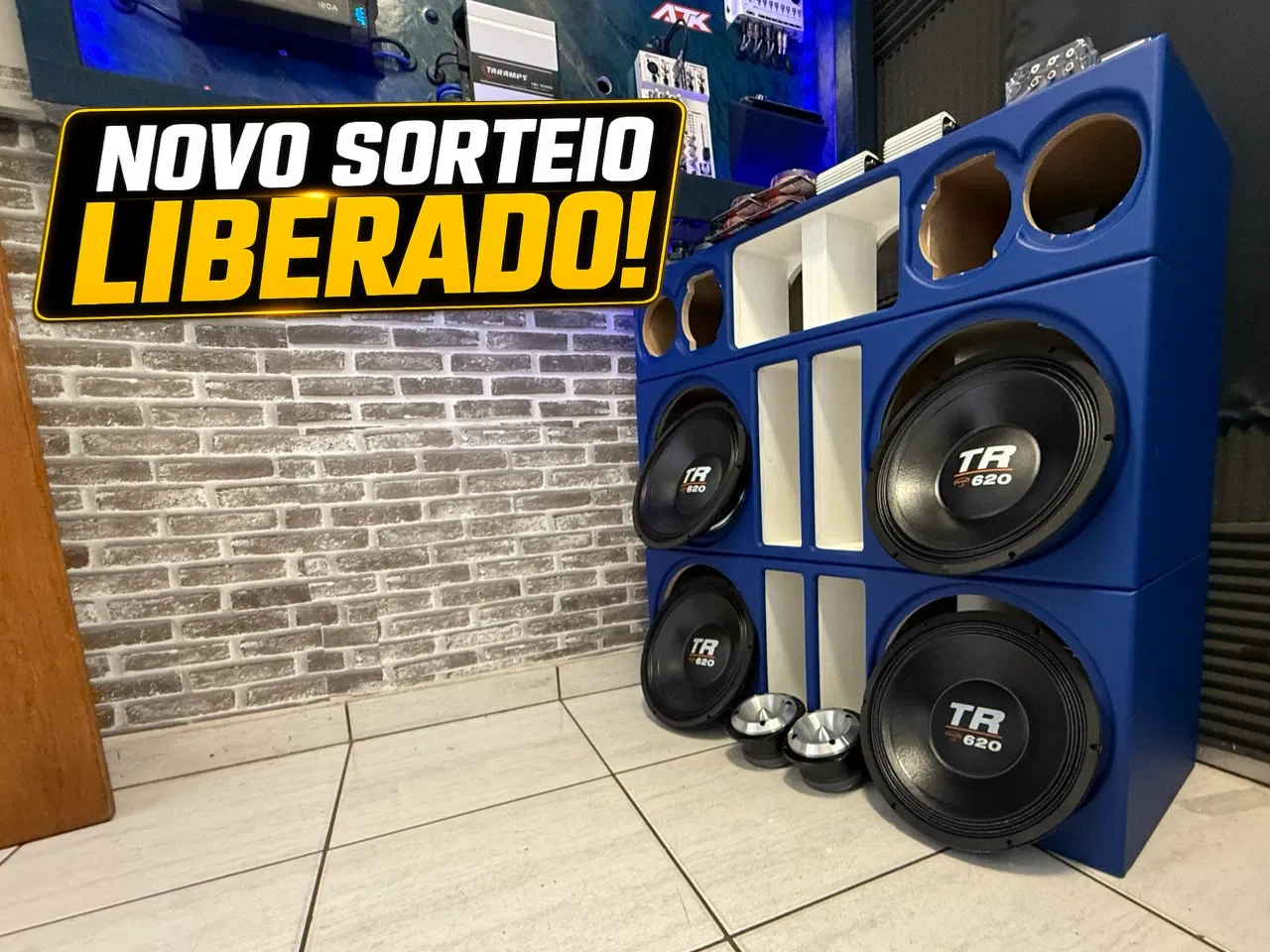 PANCADÃO 4 VIAS 4X TR620 + FULL TARAMPS