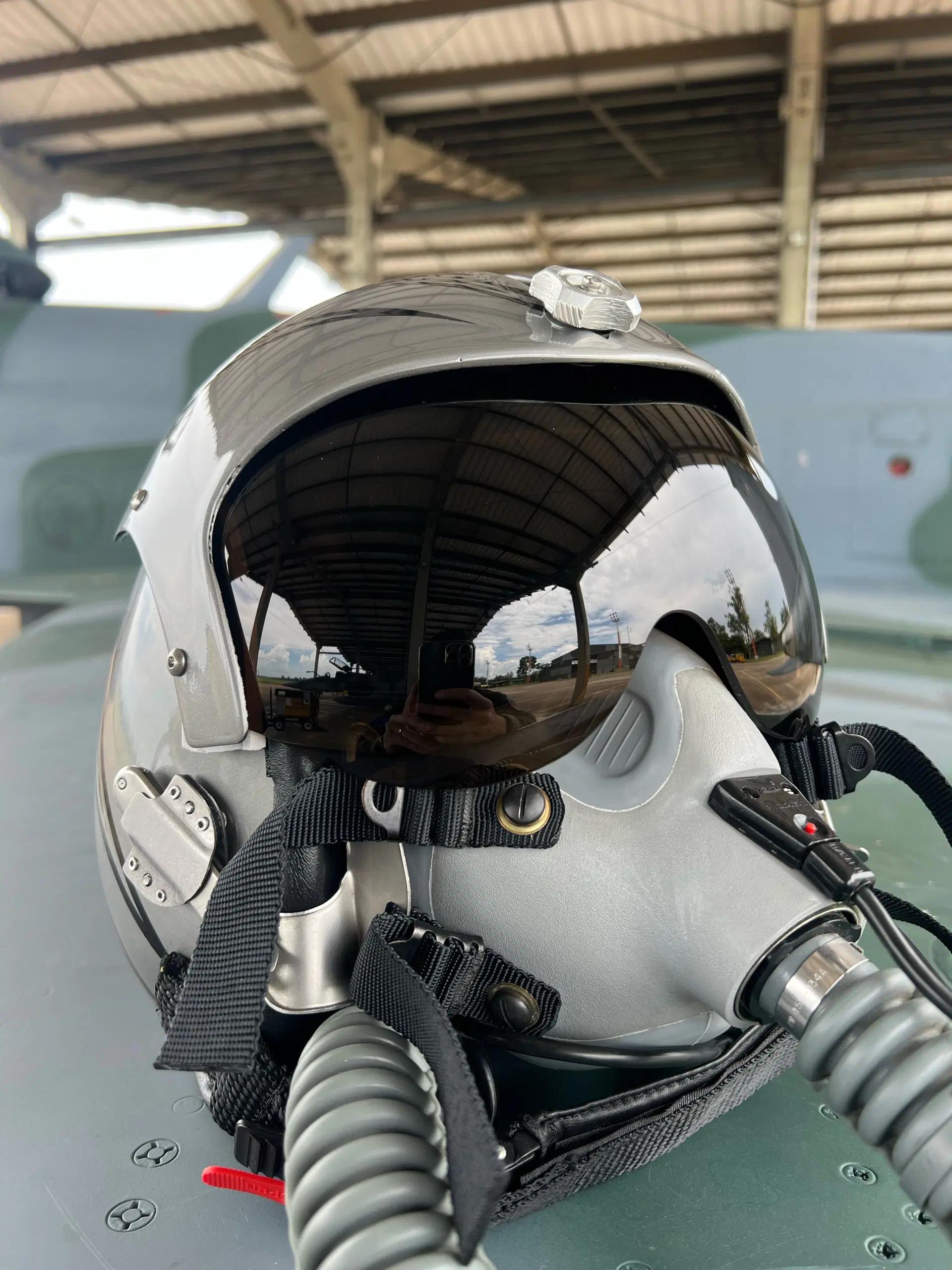 CAPACETE PERSONALIZADO PILOTO DE CAÇA