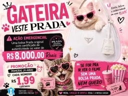 GATEIRA VESTE PRADA ABRIGO ANJO GABRIEL - Ação Emergencial