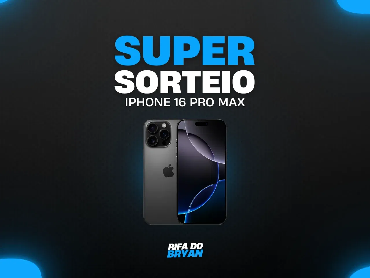 iPhone 16 Pro Max - 256GB Ou R$ 5.500,00 no PIX