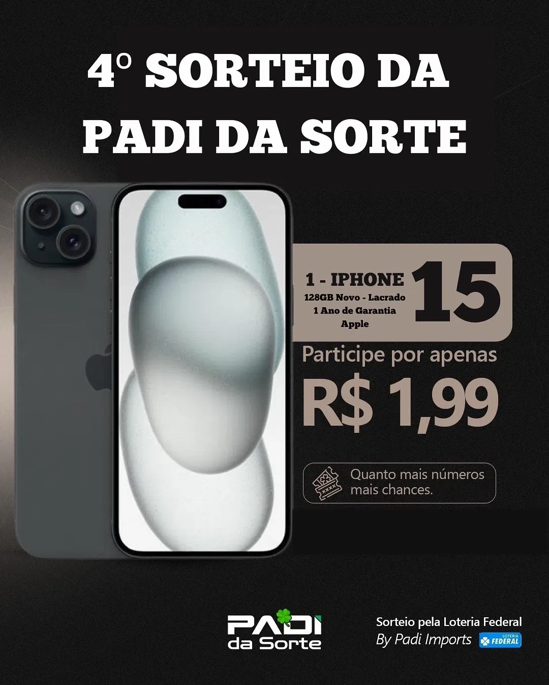 4º Padi da Sorte - Outubro Premiado na Padi 📱✨