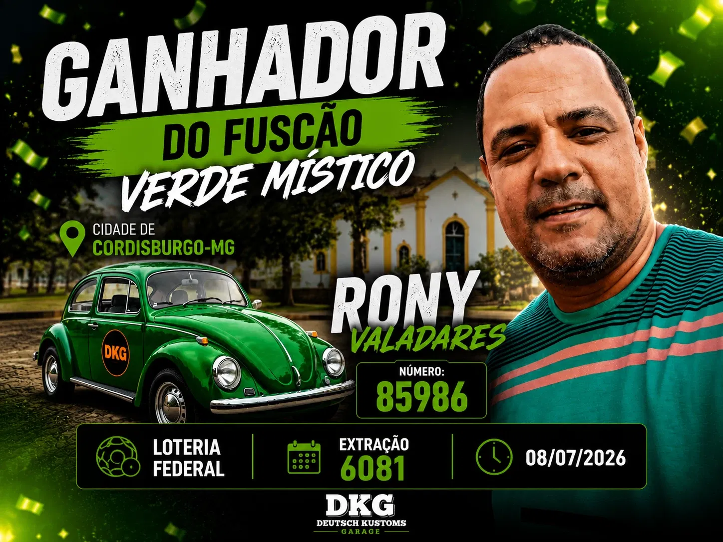 FUSCA 1500 74 VERDE MÍSTICO