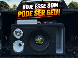 CAIXA BOB TRIO HAMMER 700 ALL BLACK + FULL TARAMPS