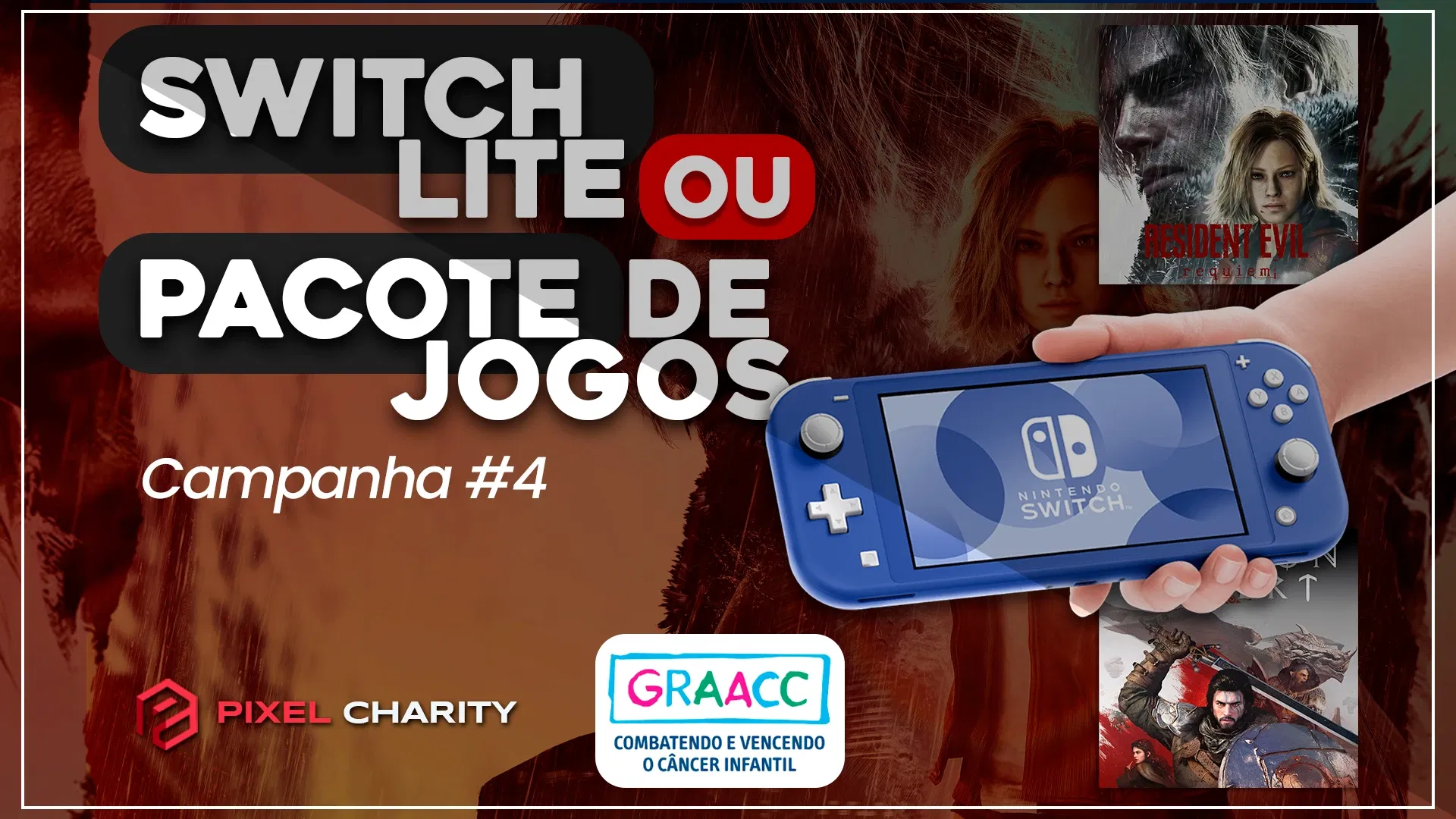 Nintendo Switch / Pacote de jogos pra STEAM / + 10 prêmios adicionais! [Campanha #4 - 2026]