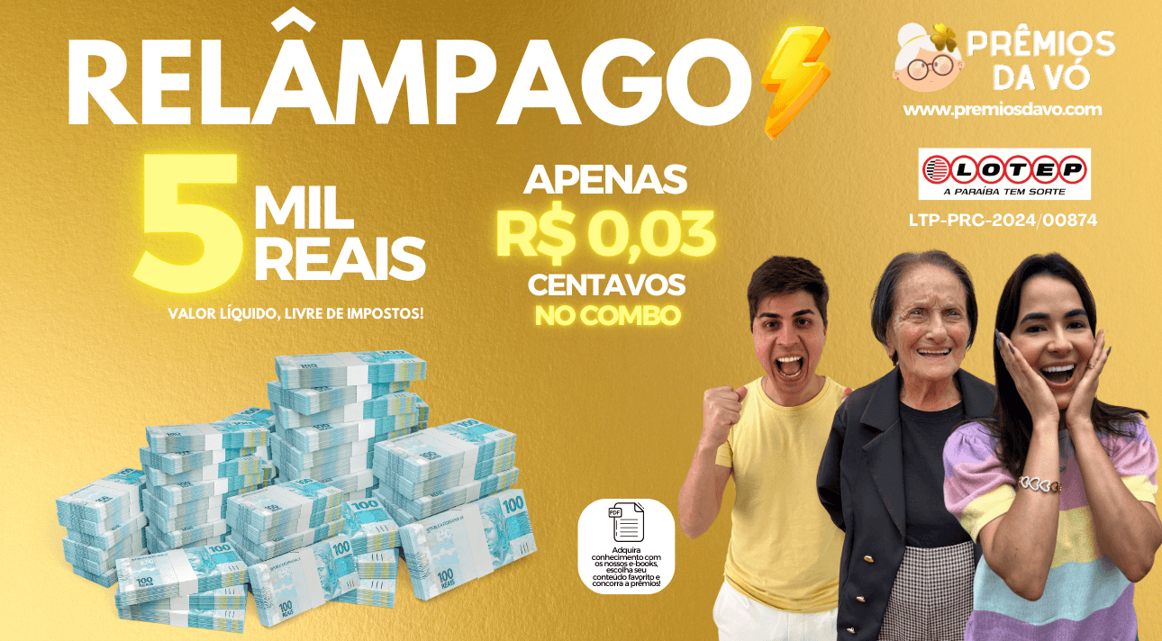 R$ 5 MIL REAIS 😱 POR R$ 0,03 CENTAVOS NO COMBO