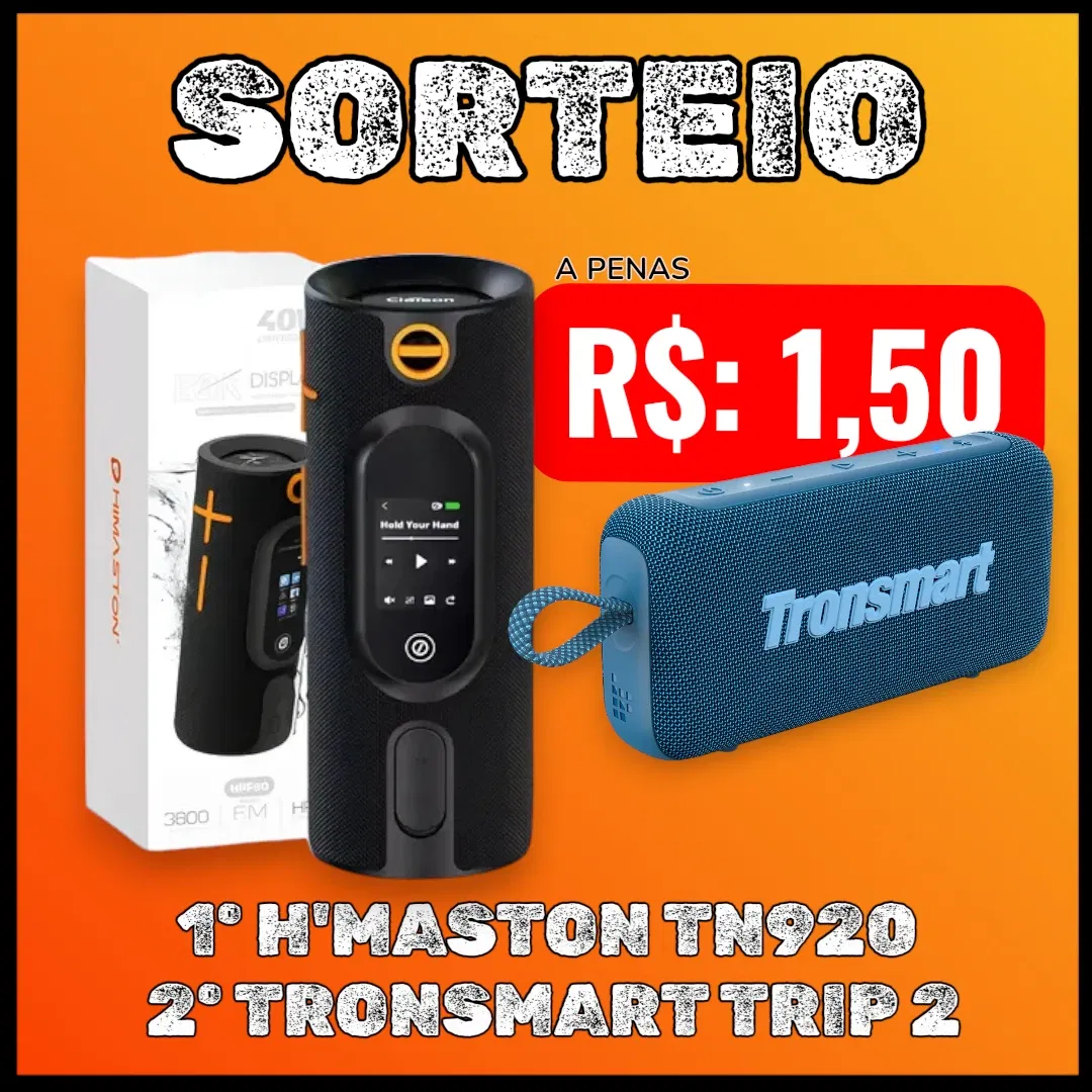 CAIXA H'MASTON TN-920 +  TRONSMART TRIP 2