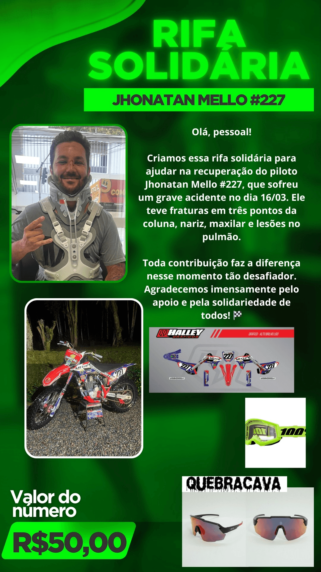Rifa Solidária Jhonatan Mello #227